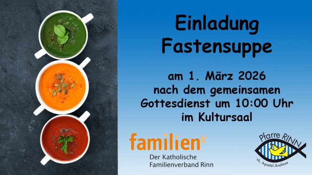 Fastensuppe in Rinn