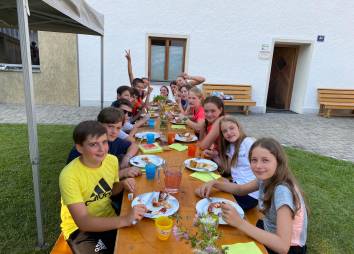 Farewell Dinner beim Ferienprogramm 2020