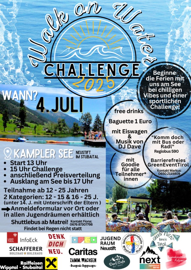 Walk on Water Challenge #3