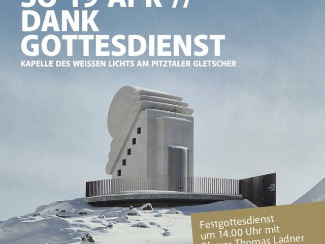 Dankgottesdienst am Pitztaler Gletscher - 19.04.2026