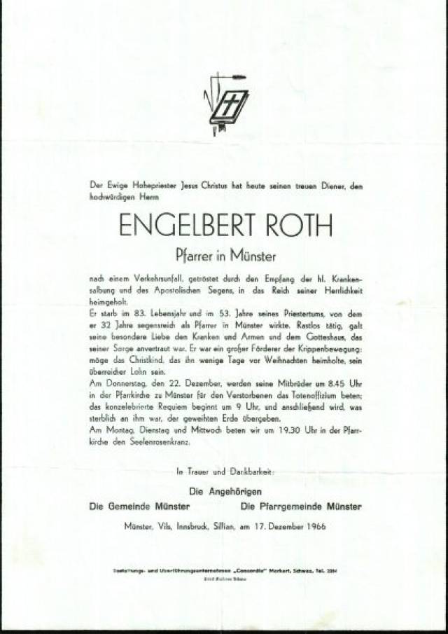 Engelbert Roth (1934-1967)