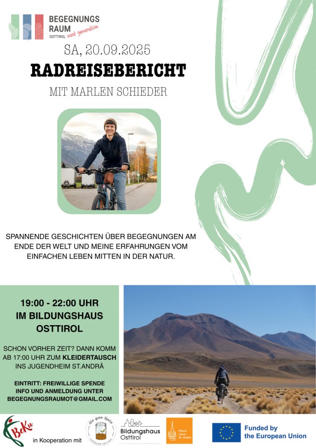 Radreisebericht mit Marlen Schieder