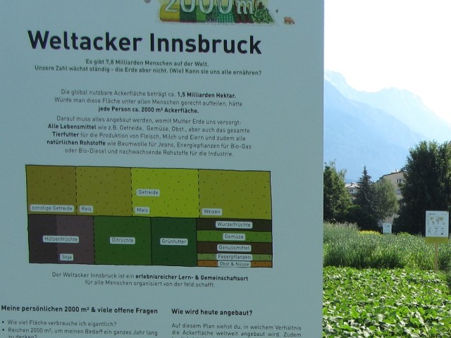 Offene Führung am Weltacker Innsbruck