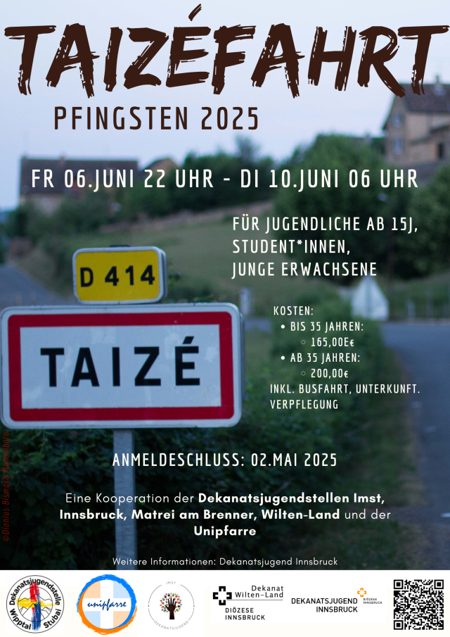 Taizéfahrt Pfingsten 2025