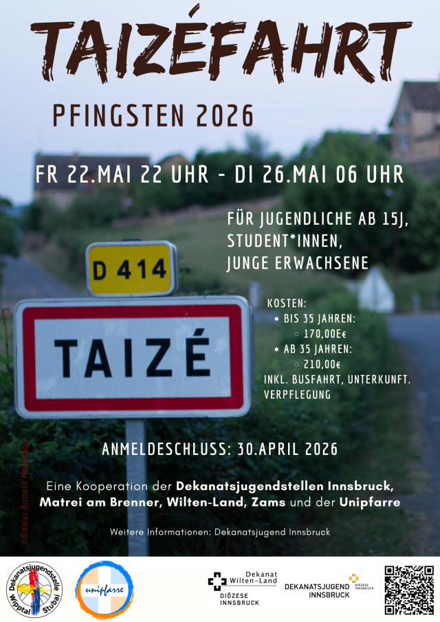 Taizéfahrt Pfingsten 2026