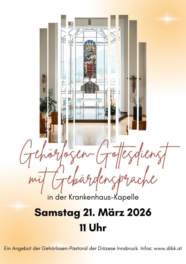 Gehörlosen-Gottesdienst in der Krankenhaus-Kapelle