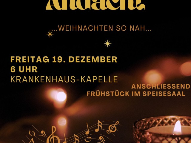 Rorate-Andacht in der Krankenhaus-Kapelle