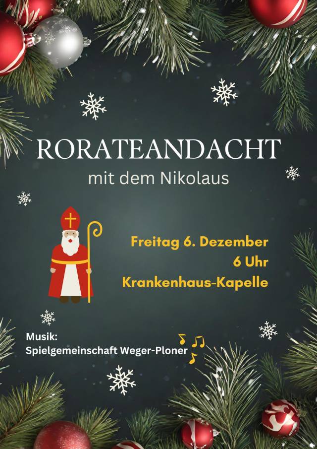 Rorateandacht in der Krankenhaus-Kapelle