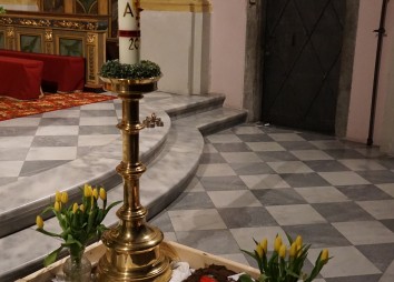 Das geöffnete Grab ...