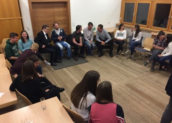 Gemeinsamer Abend mit unserem Bischof im Pfarrsaal