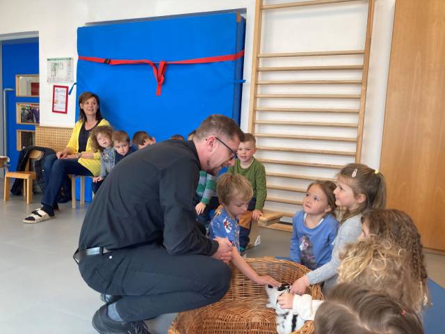 Besuch des Kindergartens Aschau