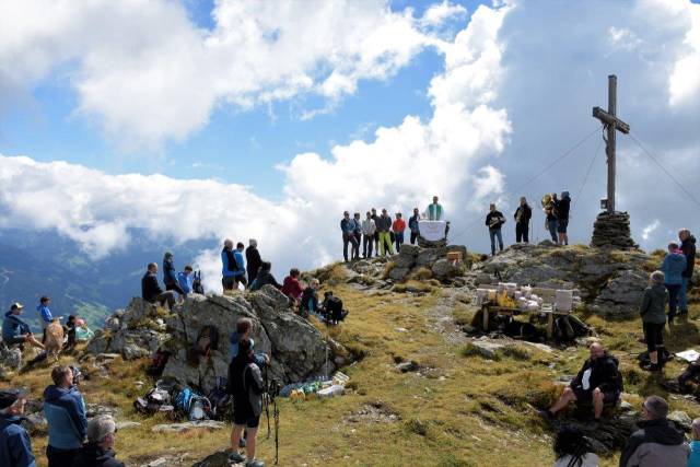 Gipfelmesse am Wimbachkopf