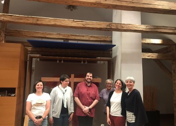 v.l.n.r.: Stefanie, Maria, Thomas, Helene, Andrea, Bärbl