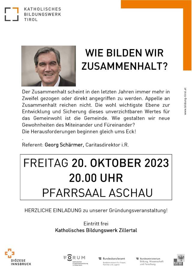 Wie bilden wir Zusammenhalt?